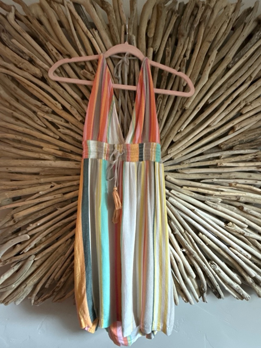 O'Neill Multicolor Striped Halter One-Piece